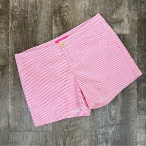 Lilly Pulitzer Pink Striped Women Shorts